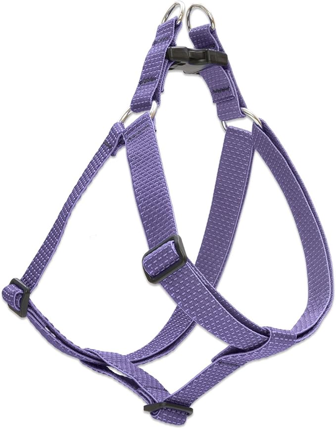 LupinePet Eco 1" Lilac 19-28" Step in Harness for Medium Dogs