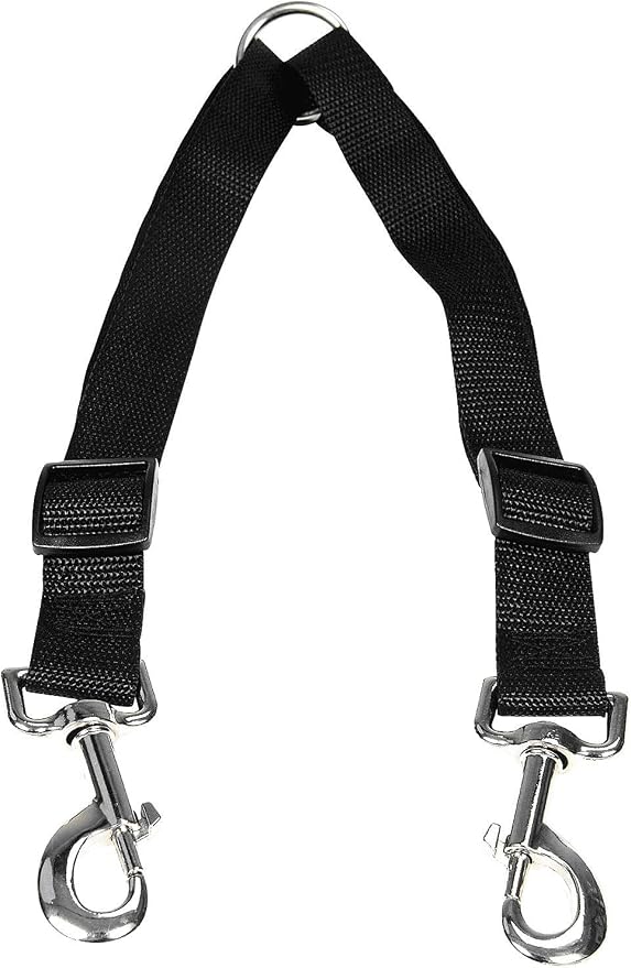 STGOOD No Tangle Dog Leash Coupler, Dual Double Dog Adjustable Splitter Lead Sturdy Walker Trainer Leash for Two Dogs…