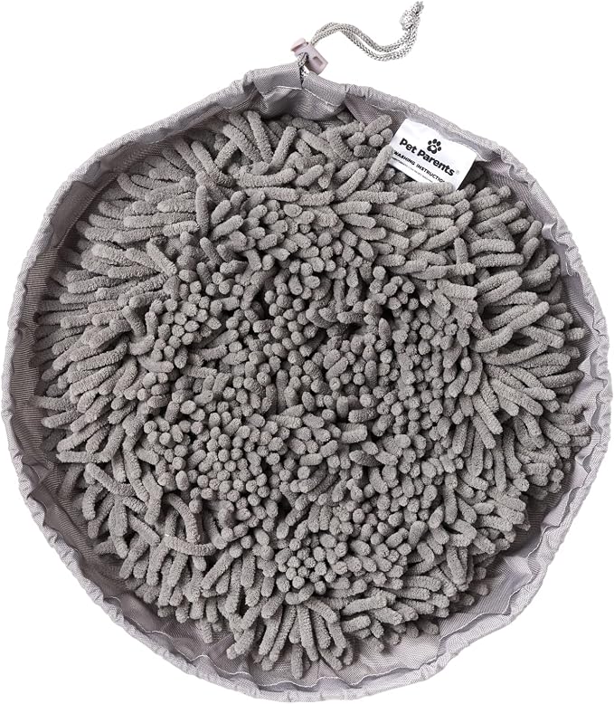 Pet Parents Forager Bowls, Slow Feeder Dog Bowls with SoftSnout & Non-Slip Backing Technology, Dog Feeder Mat & Snuffle Mat for Large Dogs and Small Dogs (Forest Modern Grey)