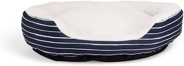EveryYay by Petco Essentials Step-in Dog Bed, 36" L X 30" W X 7" H, Large, Navy