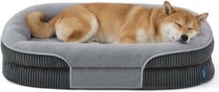 Bedsure All-around Bolster Orthopedic Dog Sofa Bed with Removable Cover