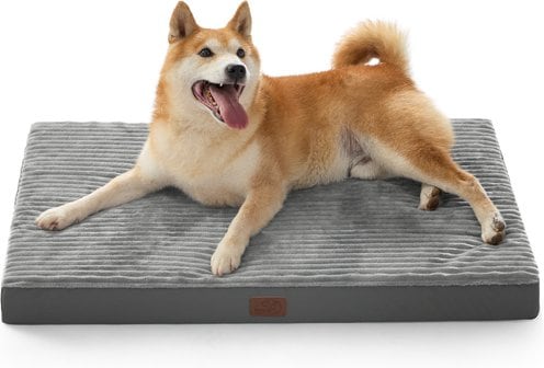 Bedsure Orthopedic Dog Crate Bed Mat with Removable Machine Washable Cover