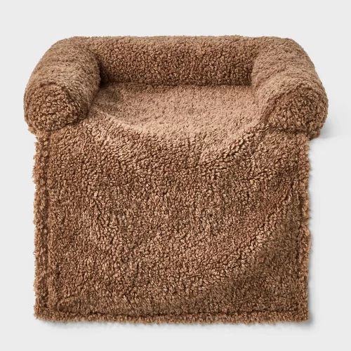 Boots & Barkley Bolster Sofa with Couch Protector Dog Bed