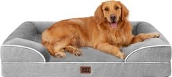 EHEYCIGA Orthopedic Memory Foam Sofa Dog Bed with Washable Removable Cover