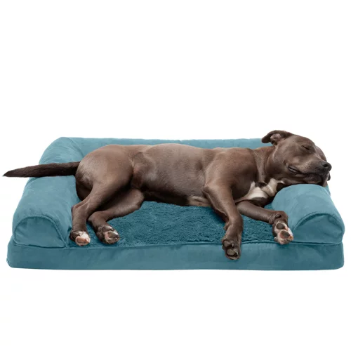 FurHaven Plush & Suede Orthopedic Sofa Dog Bed