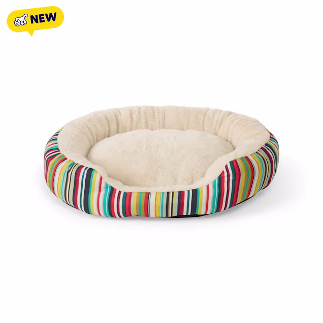 Petco Color Striped Step-In Dog Bed