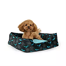 Thrills & Chills Halloween Bats Cuddler Dog Bed