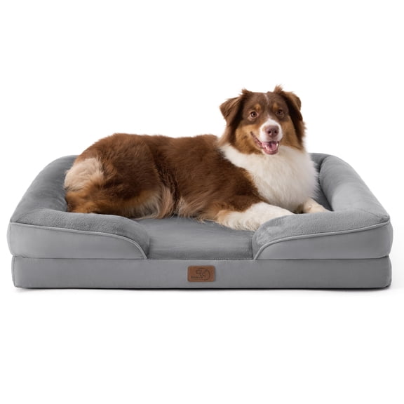 U by Bedsure Orthopedic Dog Bed for Large Dogs with Waterproof Washable Cover