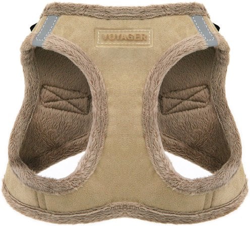 Best Pet Supplies Voyager Plush Suede Dog Harness