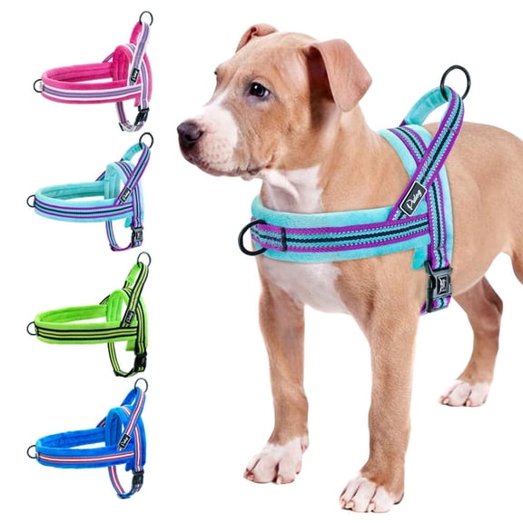 Didog Soft Flannel Padded Dog Vest Harness