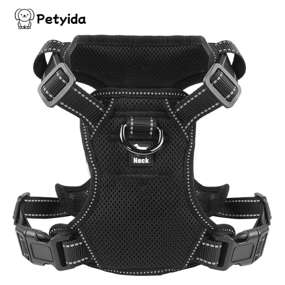 Jewyow No Pull Dog Harness - Reflective Adjustable Pet Vest for Small to Large Dogs
