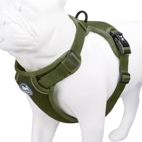 PoyPet Dog Harness Adjustable Soft Breathable Mesh Pet Harness No Pull Choke-Free Double Padded Vest for Small Medium and Large Dogs