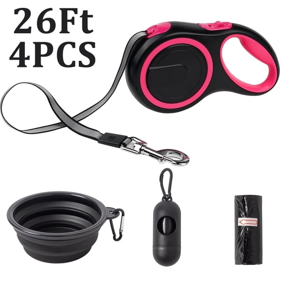 4 Pack Retractable Dog Leash