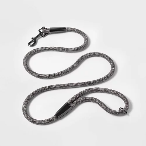 Boots & Barkley Reflective Rope Dog Leash - Gray