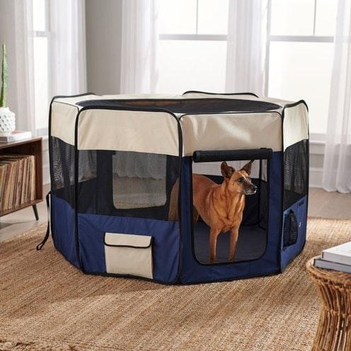 Frisco Soft-Sided Dog, Cat & Small Pet Exercise Playpen