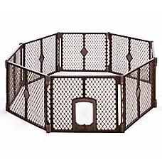 North States Petyard 8 Panel Pet Pen Pet Playpen - Indoor/Outdoor Exercise Pen