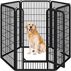 Yaheetech 6-Panel Dog Playpen - 47.5" Tall