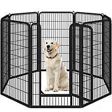 Yaheetech 8-Panel Dog Playpen - 47.5" Tall