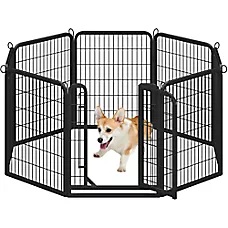 Yaheetech 8-Panel Pet Fence - 31.5" Tall
