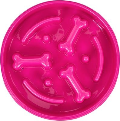Frisco Bone Shaped Ridges Slow Feed Bowl