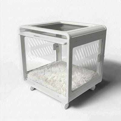 Front Row 25 Inch Indoor Plastic Crate