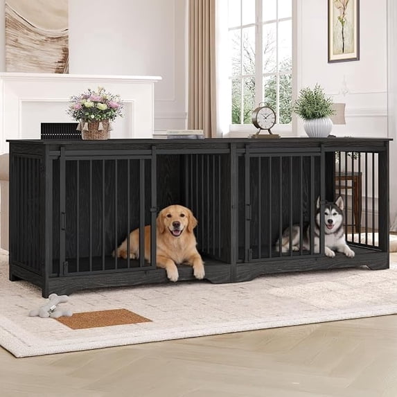 Hzuaneri Double Dog Furniture Crate