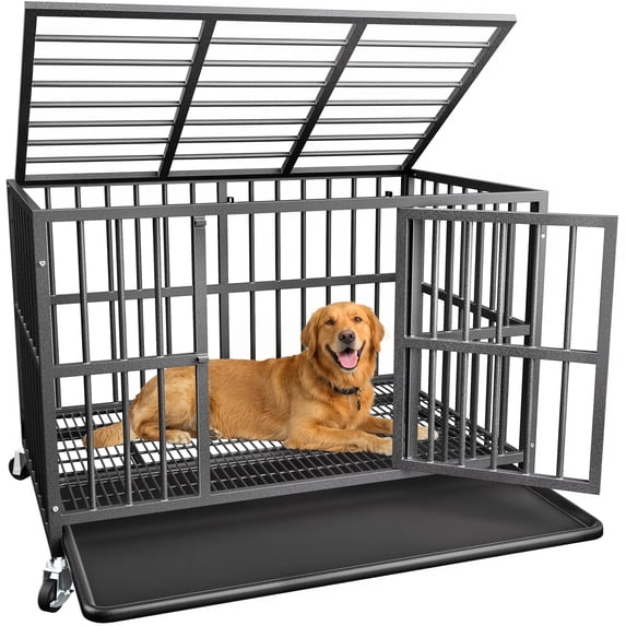 Ironovahome 48 Inch Heavy Duty Crate