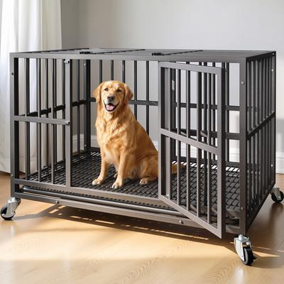 Rupzen 48 Inch Heavy Duty Metal Crate