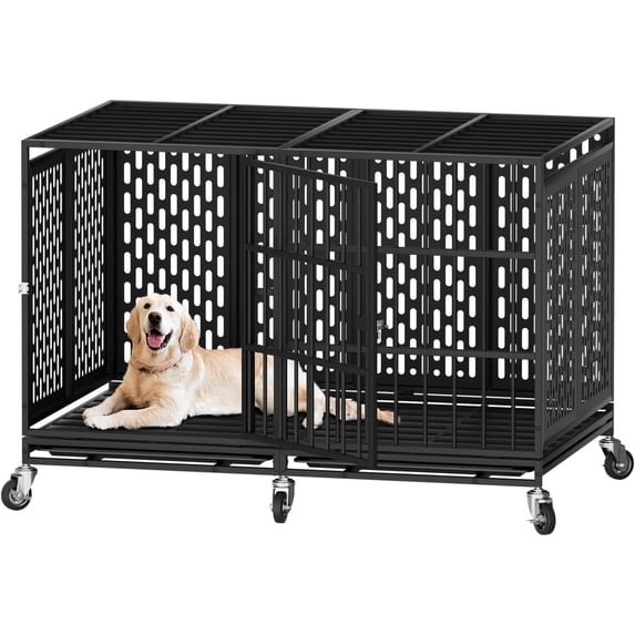 Snuowu 48 Inch Metal Crate