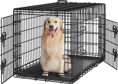 Yaheetech Double Door Wire Crate