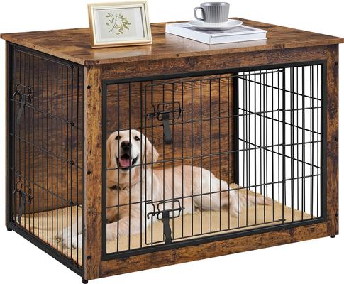 Yaheetech Industrial Wooden Crate with Cushion